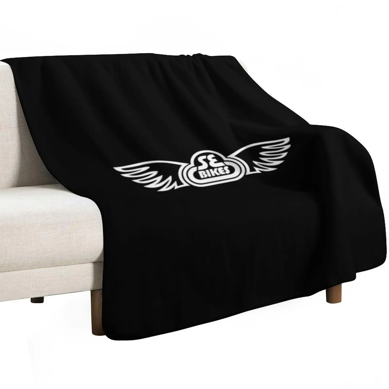 SE bikes white wing Throw Blanket Sofas bed plaid halloween Decorative Throw Comforter Summer Blankets