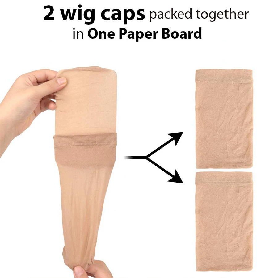 Wig Caps Hair Nets Weave Hairnets 2 10 12 20Pcs/Pack Stocking Wig Caps Stretch Mesh Caps Stocking Caps for Making Wigs Free Size