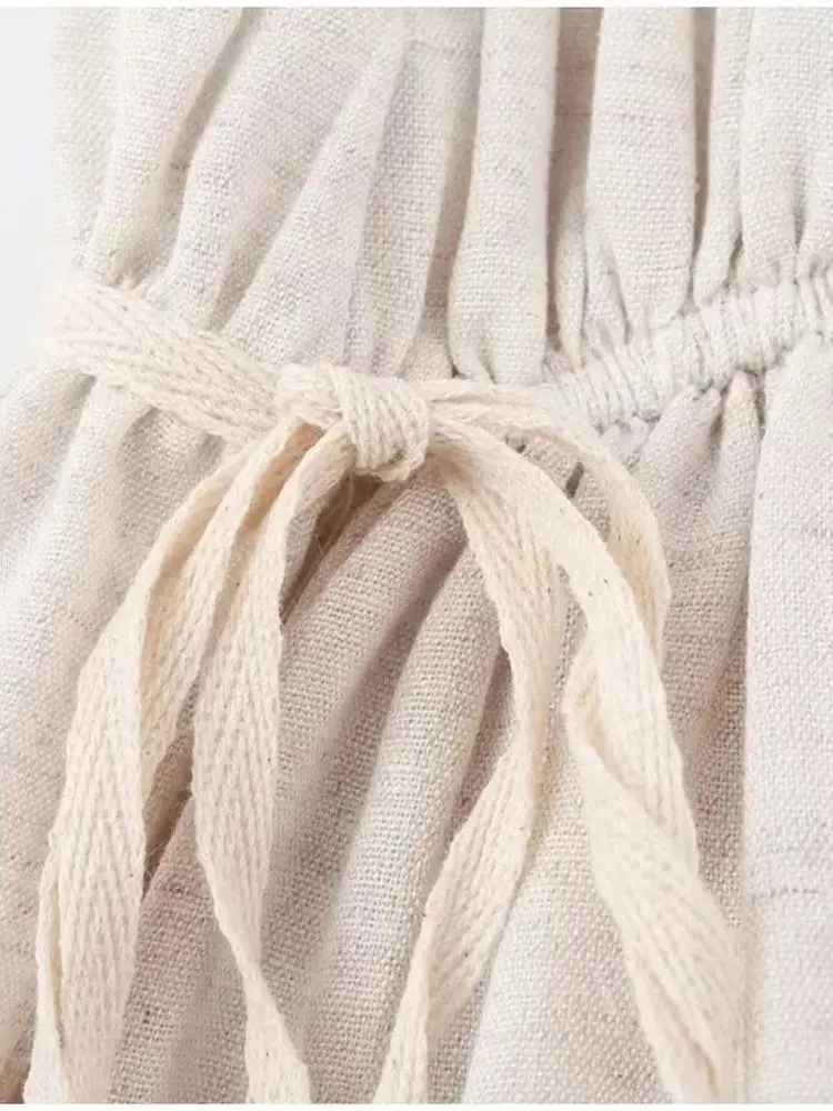 الحلو مثير مطوي الكشكشة حبال صديرية دائرية المرأة أنيقة موجة قطع سترة دون أكمام الصيف الإناث جديد كل مباراة القمم Y2K الشارع الشهير #4