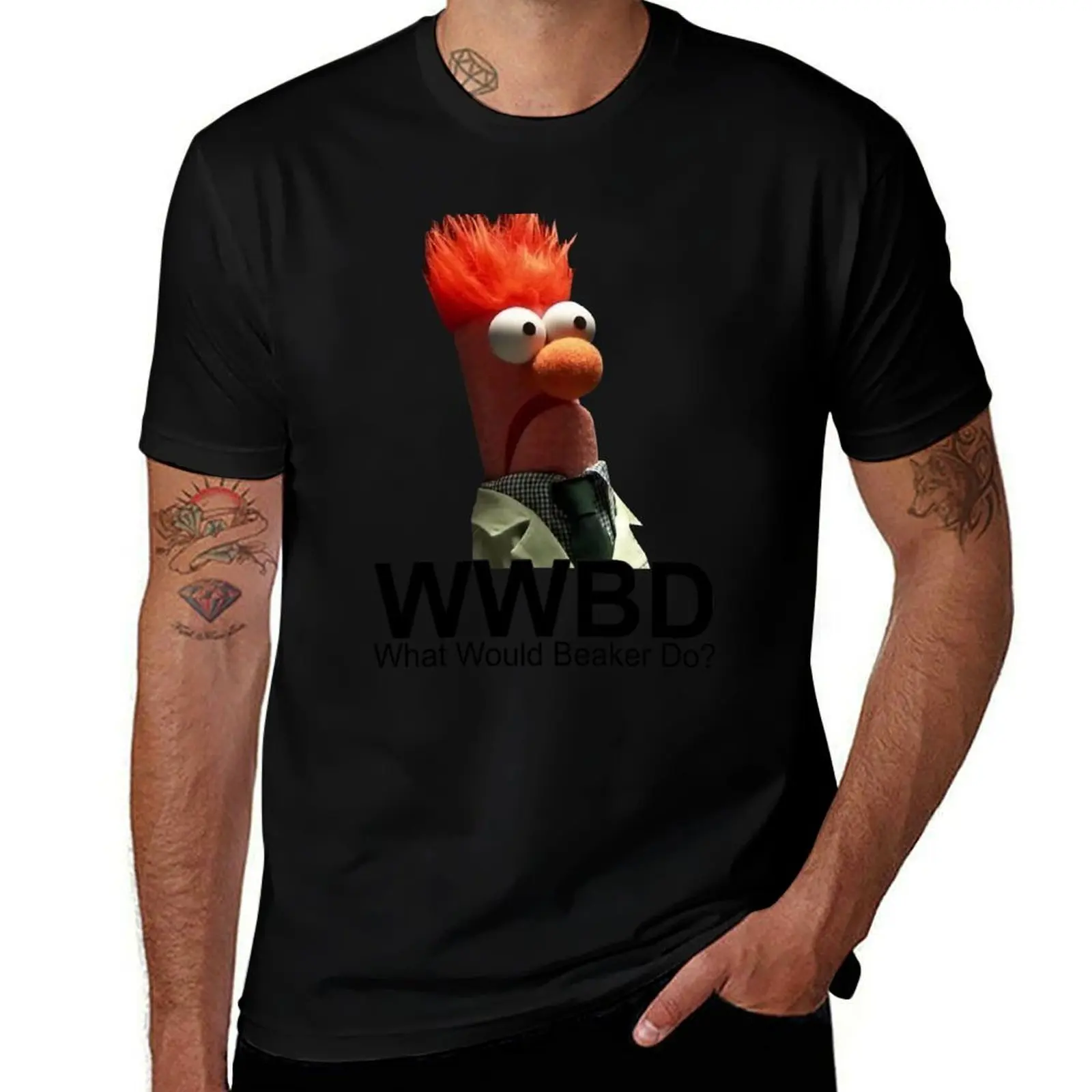 What Would Beaker Do Beaker T-Shirt Big and Tall Loose Fit T-Shirt