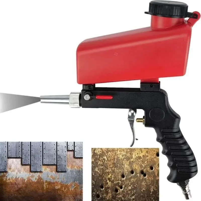 

Portable Pneumatic Sandblasting Gun Small Metal Descaling Sand Blaster Pneumatic Sand Blasting and Polishing Set