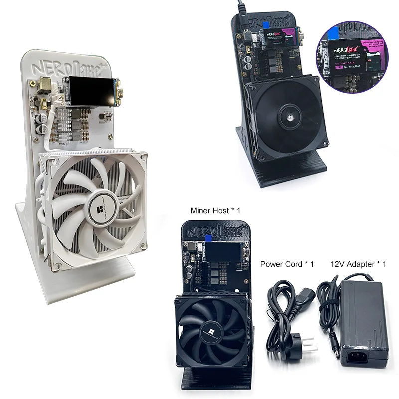 جهاز تعدين Bitaxe NerdQaxe++ 4.8TH/s BTC Solo