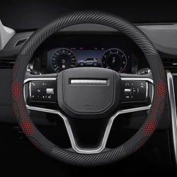 Land Rover Range Discovery 3 4 Evoque Velar Denfender Freelander Autogiography Carbon fiber Car Steering Wheel Cover Accessories