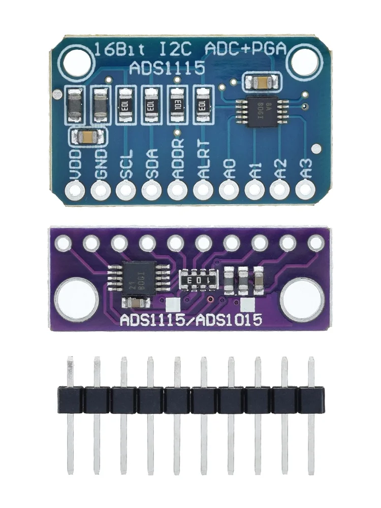 1/5PCS ADS1115 TZT 16 Bit I2C Modul Präzision ADC 4 Kanal Entwicklung Board Pro Gain Verstärker 2,0 V bis 5,5 V für Arduino – Detail 6