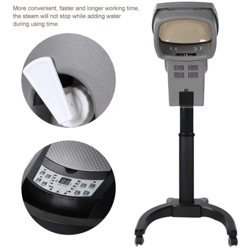 Professional Ozone Hair Steamer, Ultrasonic Micro Mist Salon Equipment, Newly Upgraded for Hair Treatment, Beauty Salon Tool