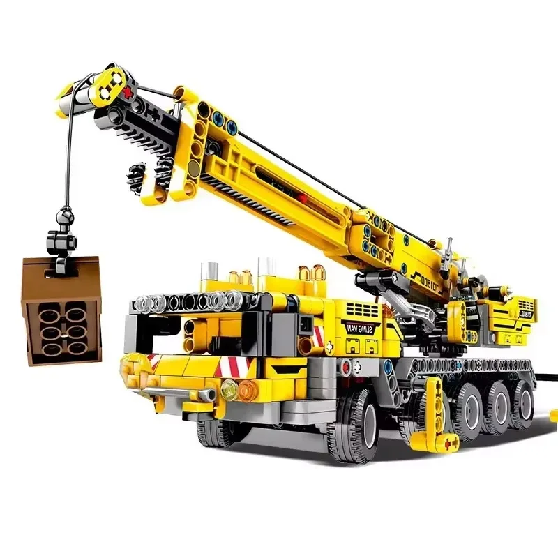 Compatible MOC Sets Technology Series Building Blocks City Mobile Construction Crane Children's Toys Assembling Gift 60409