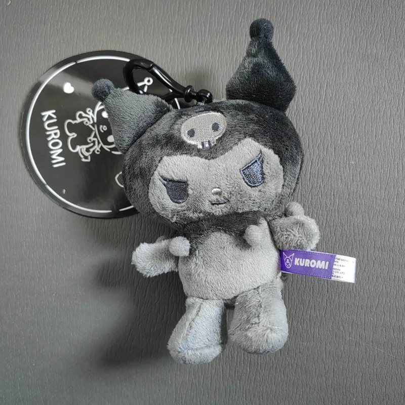 10cmのかわいいハローキティ黒肌シリーズぬいぐるみペンダント漫画ハンギョドンぬいぐるみおもちゃダークスキンKTキーホルダーギフト