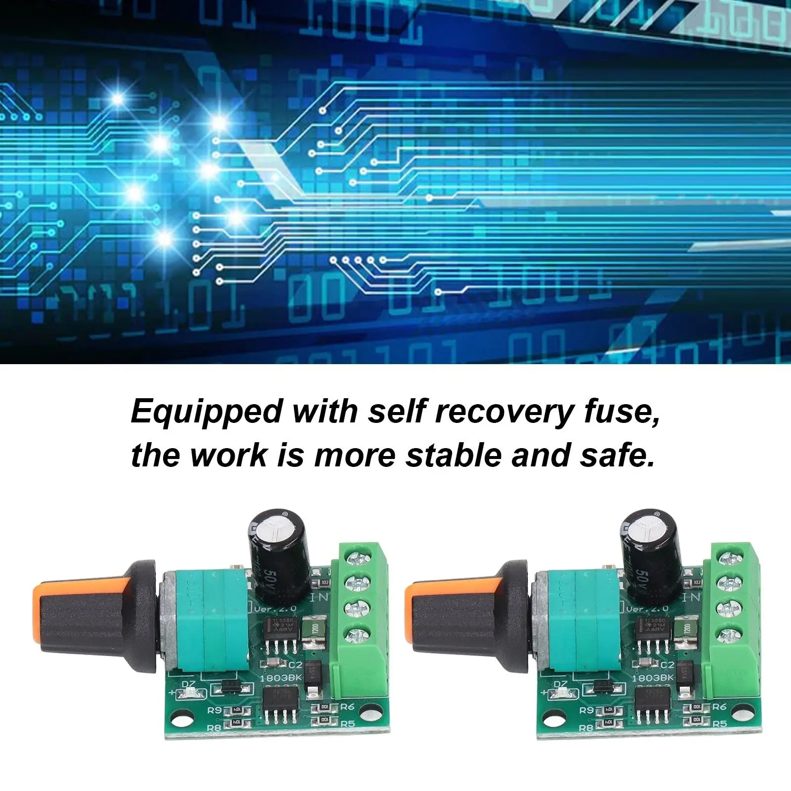 2 Sets Motor Speed Controller PWM Control Switch Regulator DC 1.8V-12V for fan Pump - AliExpress Optimized