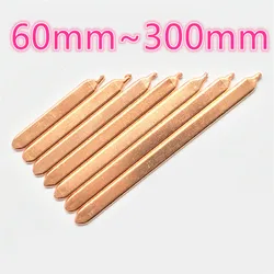 Tube de caloducs en cuivre pur, refroidisseur d'ordinateur portable, caloducs plats, dissipateur thermique, ordinateur portable, ordinateur, drop sunshine, CPU, GPU, RAM, 60mm-300mm, 1PC