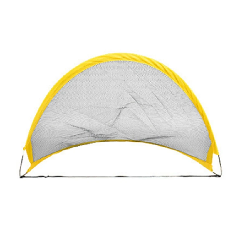 พับฟุตบอลเป้าหมายของเล่น 65 ซม.ขนาดใหญ่แบบพกพาฟุตบอลสําหรับเด็กกีฬากลางแจ้งของเล่นลูกฟุตบอลใช้งานง่าย