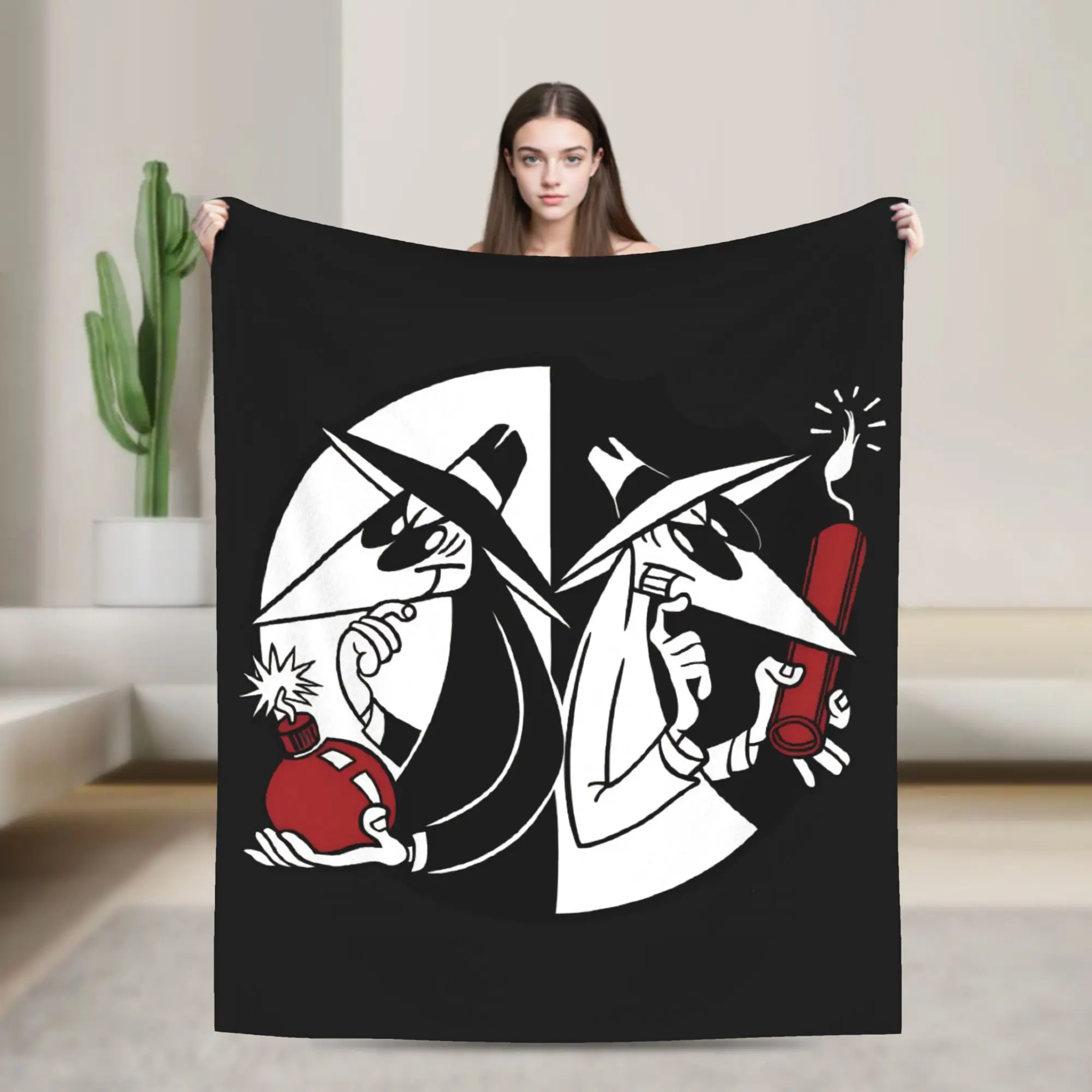 Spys Manga Blanket Cover  Wool Throw Blanket Summer Air Conditioning Portable Ultra-Soft Warm Bedspread