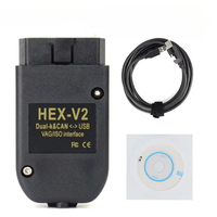 2025 Newest 25.3 Scanner Tool Cable OBD2 Diagnostic Multi-Language HEX V2 Wesheu VCDS VAG COM 24.7 For Audi SKODA VW