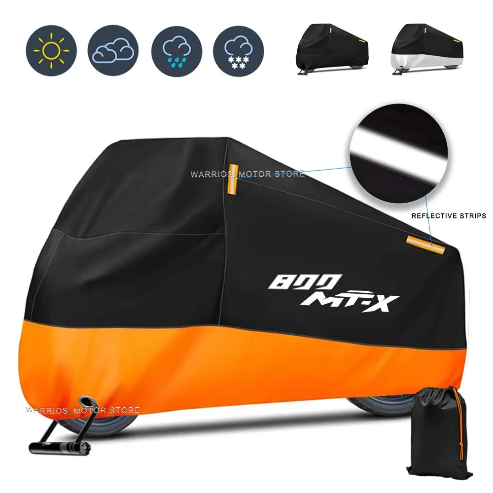 

Motorcycle Cover Waterproof Outdoor Scooter UV Protector Dust Rain Cover For CFMOTO 800MT-X 800mt-x 2024