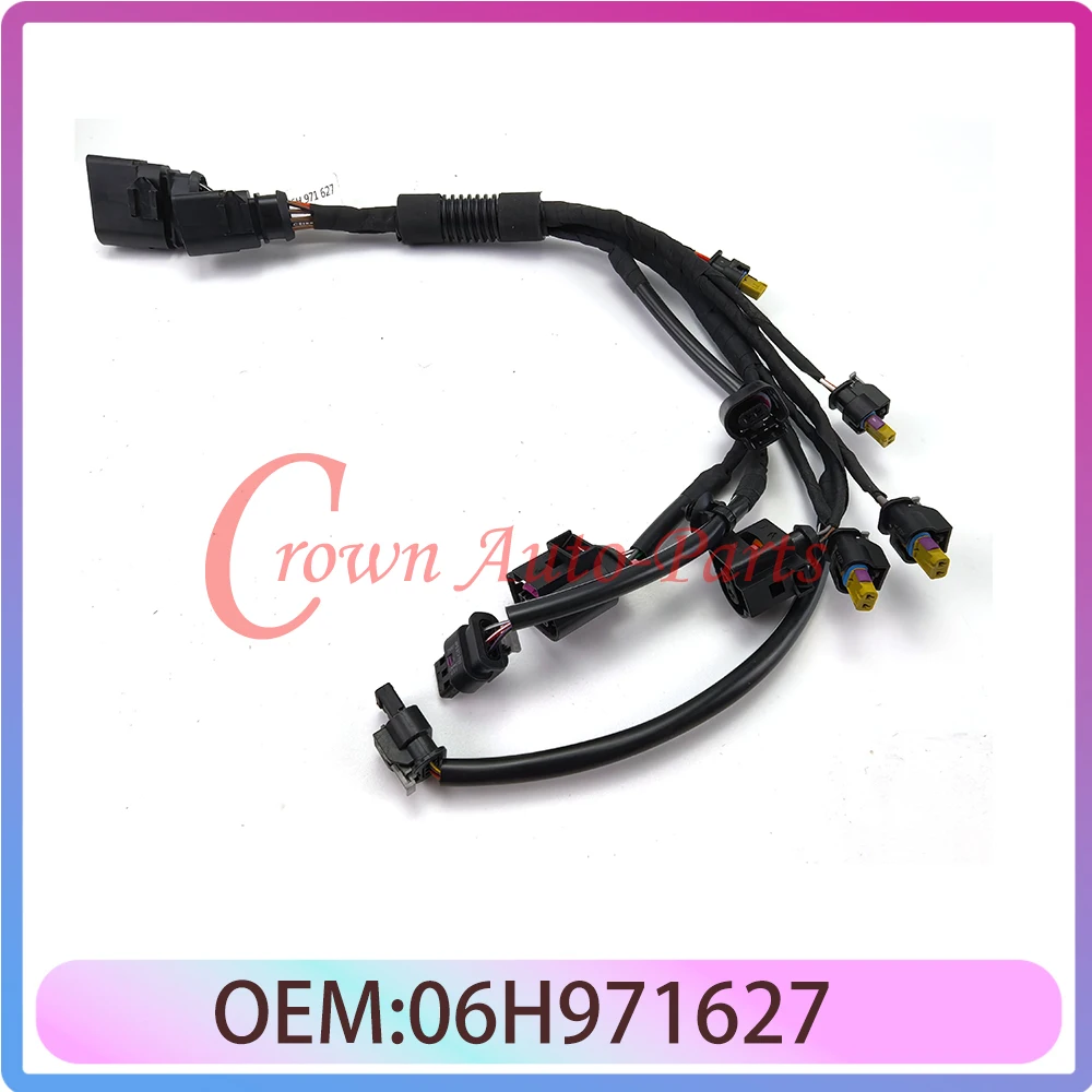 

06H971627 Brand New Fuel Injector Wire Harness For Audi A4 A5 Q5 A6 Amarok 1.8T 2.0T