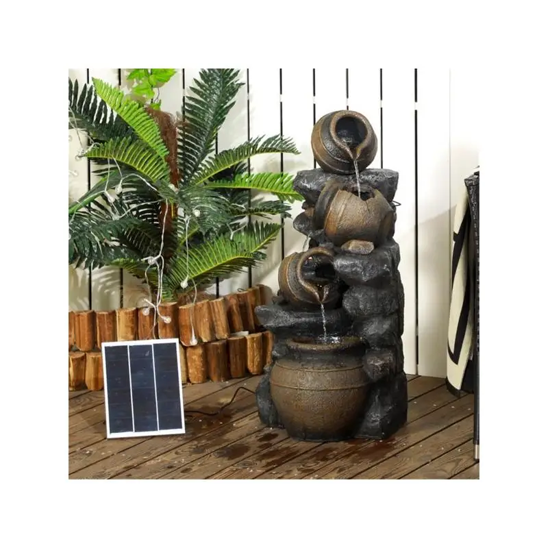 

Фонтанный аквариум - подводная декоративная водная функция для аквариума для домашнего офиса, светодиодное освещение и декора для релаксации