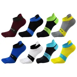 Cotton Five Finger Socks Mens Sports Breathable Comfortable Shaping Anti Friction Socks Running Bike Mesh Socks