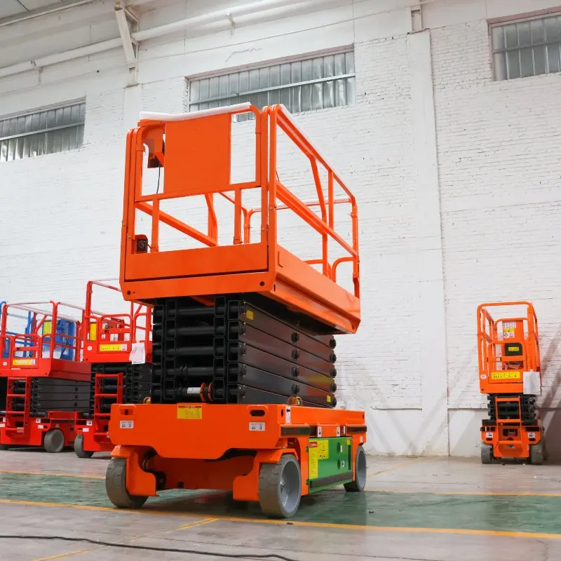 NEW 3m-14m Man Lifting Automatic Scissor Lift Hydraulic Self Propelled Warehouse Scissor Lift Cheap Price for Sale