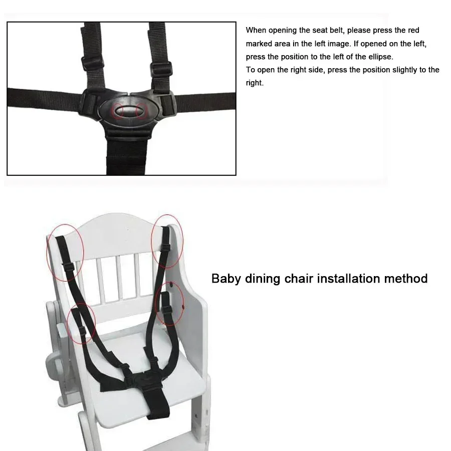vvocci Belt Stroller Toddler Protection Five Points Baby Safety Belts Lunch Seat Car Sleeping Fixed Belts Universal Accessories