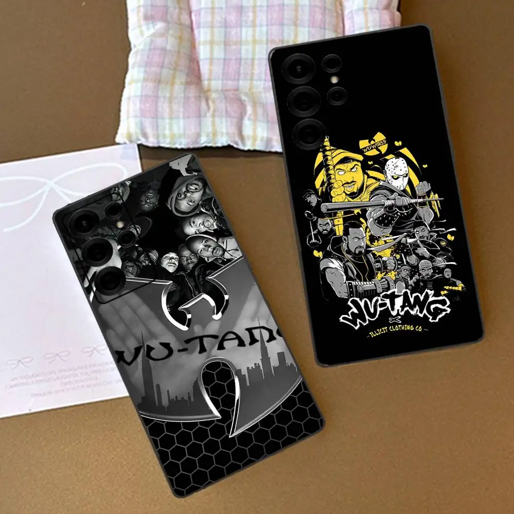 Singer W-WU-T--TANG Phone Case For Samsung S 24 Fe 25 Ultra Plus 20 Lite 21 30 22 23 24 22 Ultra 5G Fundas