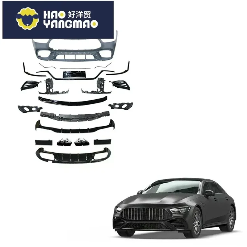 Suitable for High-Fit FORBenz GT AMGGT50/GT53 (2019) GT63S Upgrade PP Plastic Bumper Body Kit Automotive Exterior Part