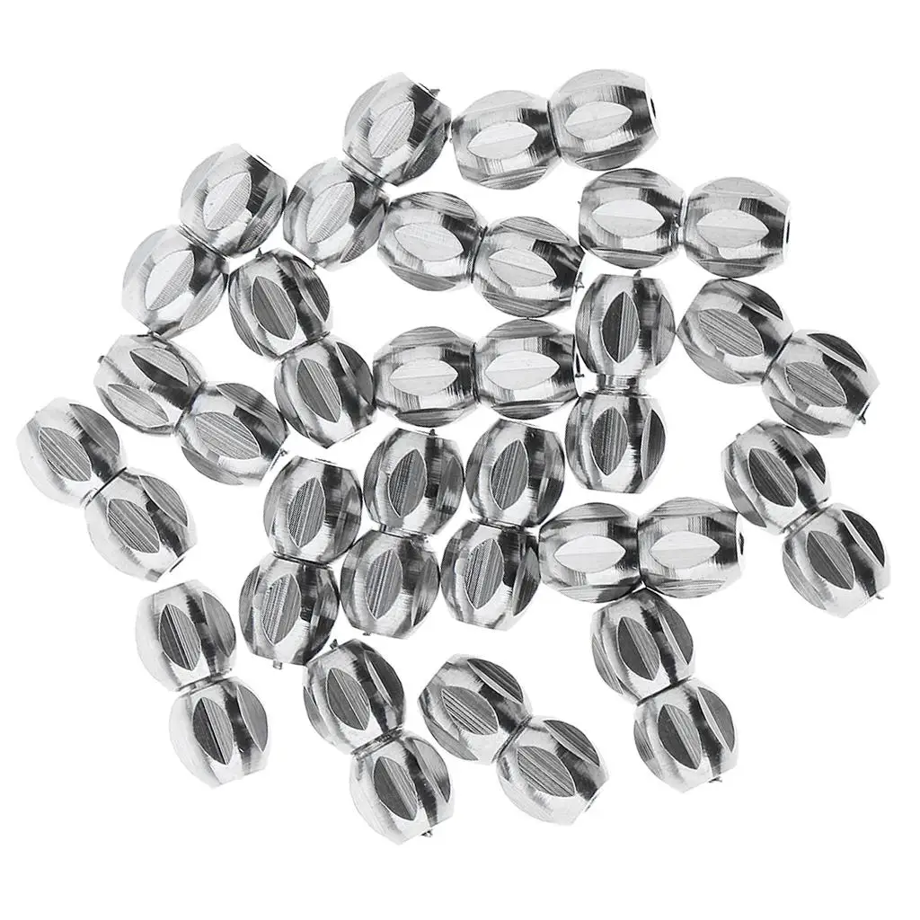 

20 Pieces Metal Screw Barrel Clasps Beads Screw Connection Fitting DIY Jewelry Findings Making Craft