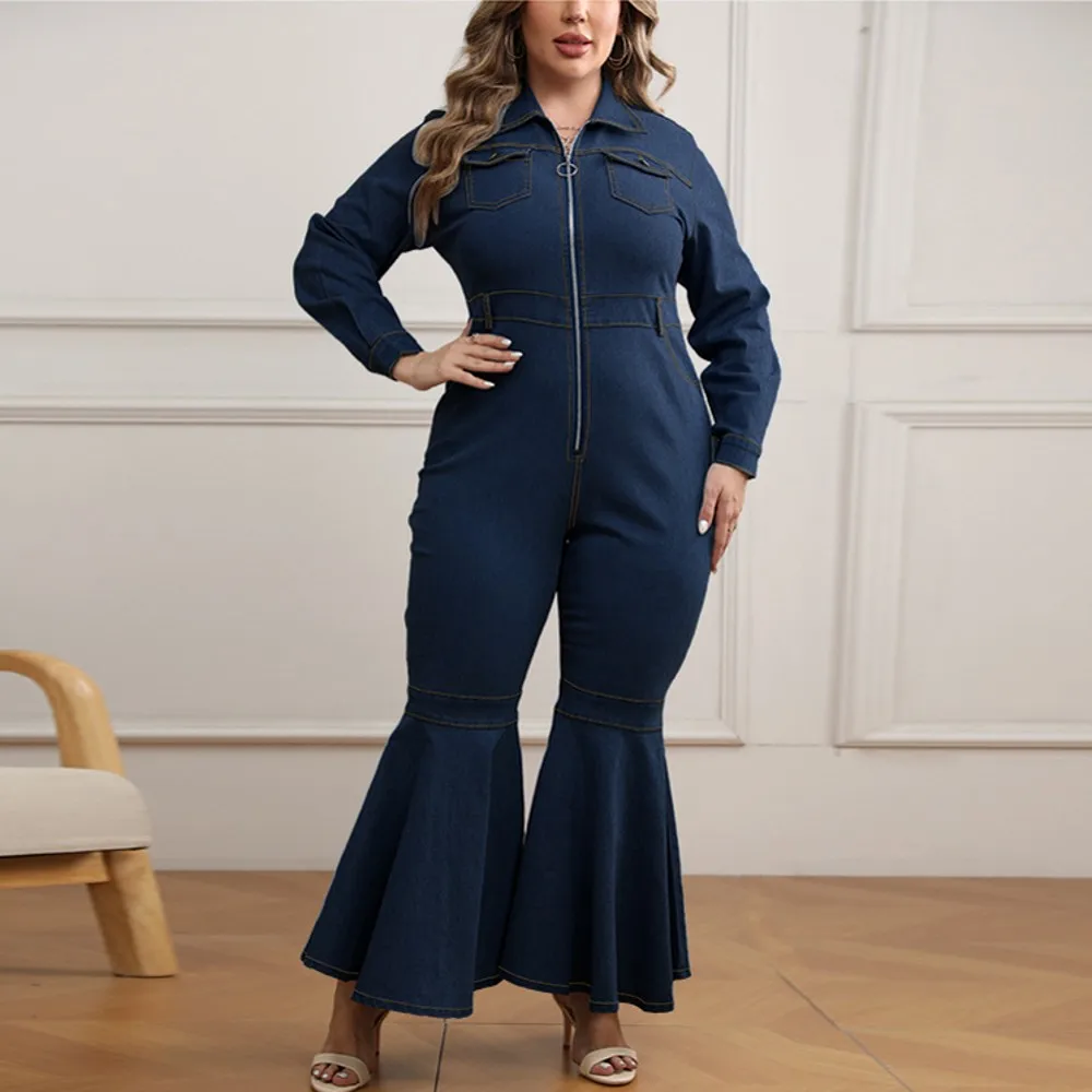 

2024 Denim Jumpsuit Women Loose Vintage Preppy Style Overalls Female Fashion Streetwear Chic Popular Harajuku Drop Shipping