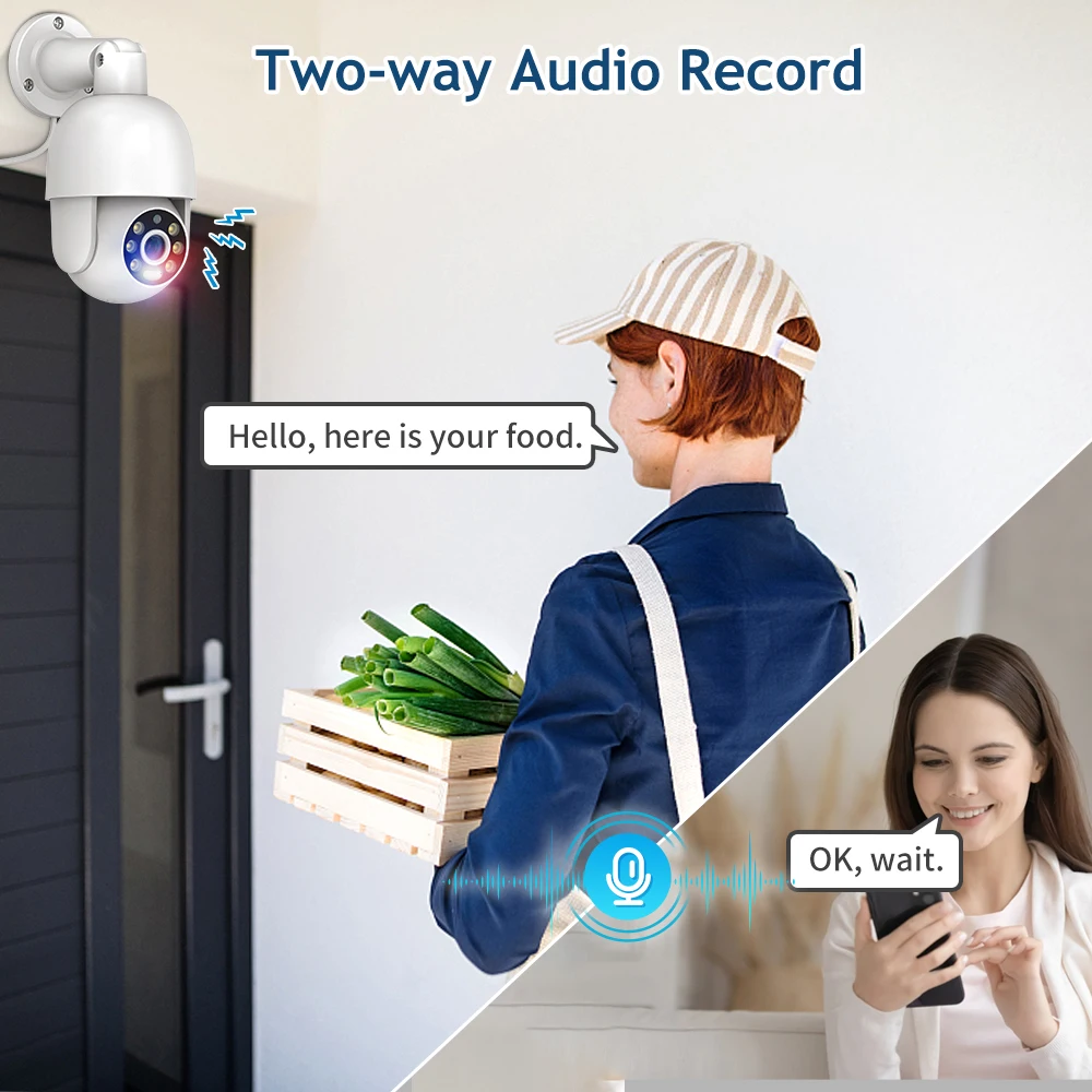 TinoSec 4K POE Security Camera Kit H.265 8CH 4MP 8MP Surveillance System CCTV Video Two-way Audio Record Full Color Night Vision