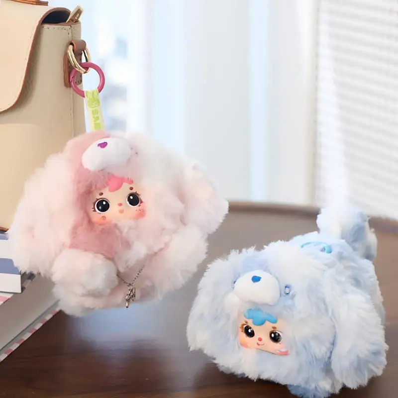 Samuel chiot Be Good Series boîte aveugle vinyle peluche poupée mignon Animal Figure pendentif porte-clés enfants jouets boîte mystère Halloween cadeau
