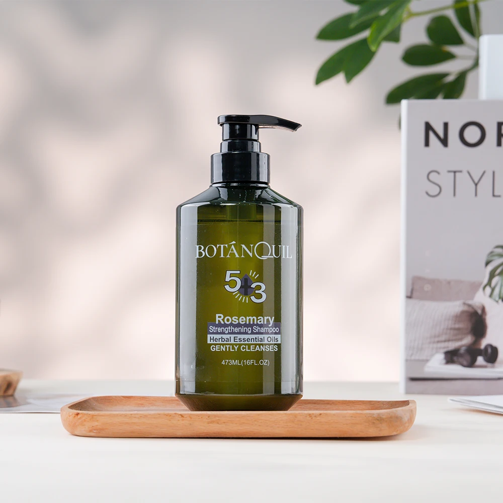 

BOTÁNQUIL 16fl.oz Rosemary Strengthening Shampoo Herbal Essential Oils Anti Hair Loss for Men Women Soft Rich Foam