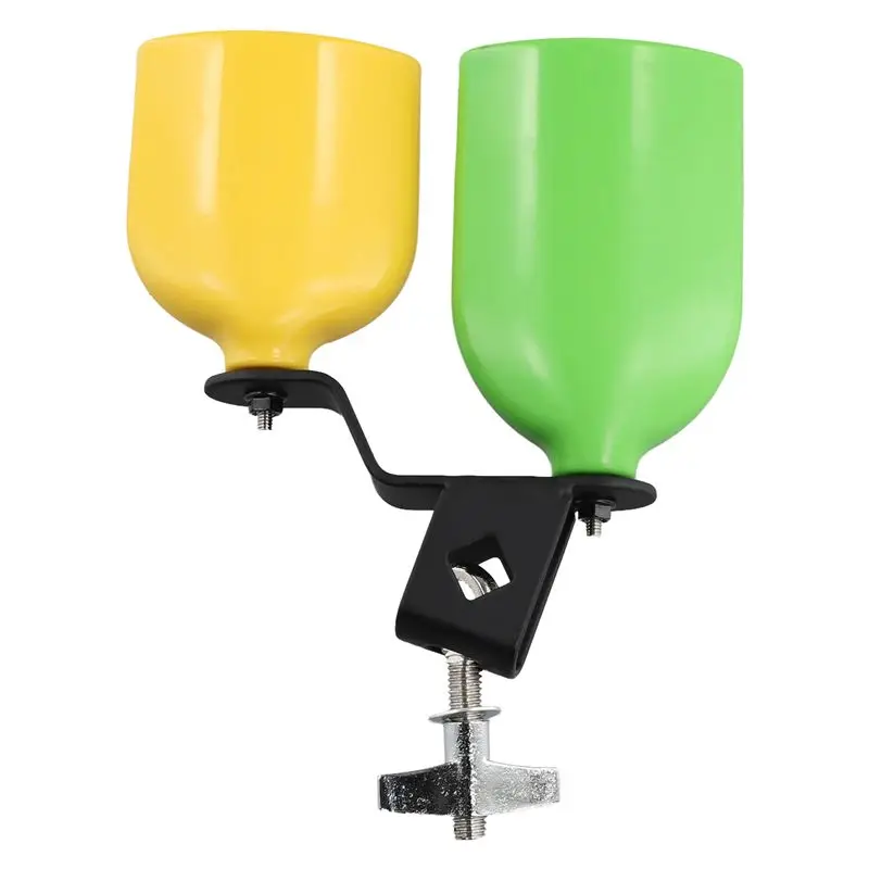 AA67-Double Cowbell Bell Music Drum Cowbell High Low Sound Knocker Drum Percussion Instrument Part Accessories