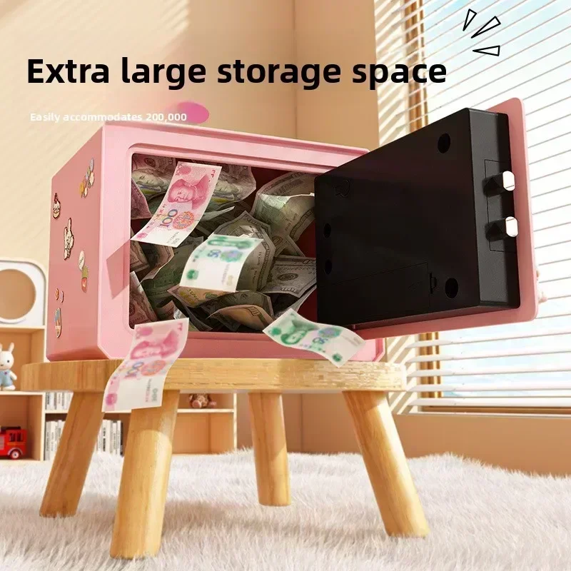 Household GoodsPiggy Bank Children Girls Only Can't Get In Safe Boy Code Cabinet Large Piggy Bank