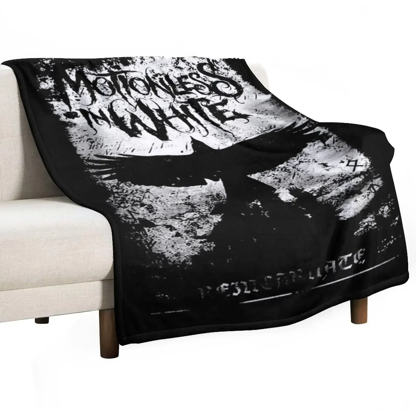 Motionless in White vintage Throw Blanket Nap Sofa Throw Bed Fashionable manga Warm Multi-Purpose Blankets