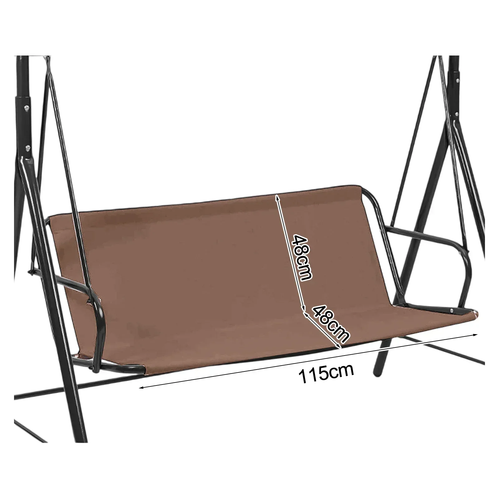 2人乗りスイング用-軽量スイングカバー-ガーデンスイングカバー-ガーデン家具保護-シックなガーデン装飾-取り付け簡単