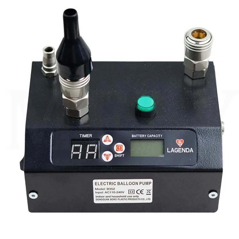 Elektrische ballonpomp met timer, app-besturing, voor B322 3S 5S, 1400W