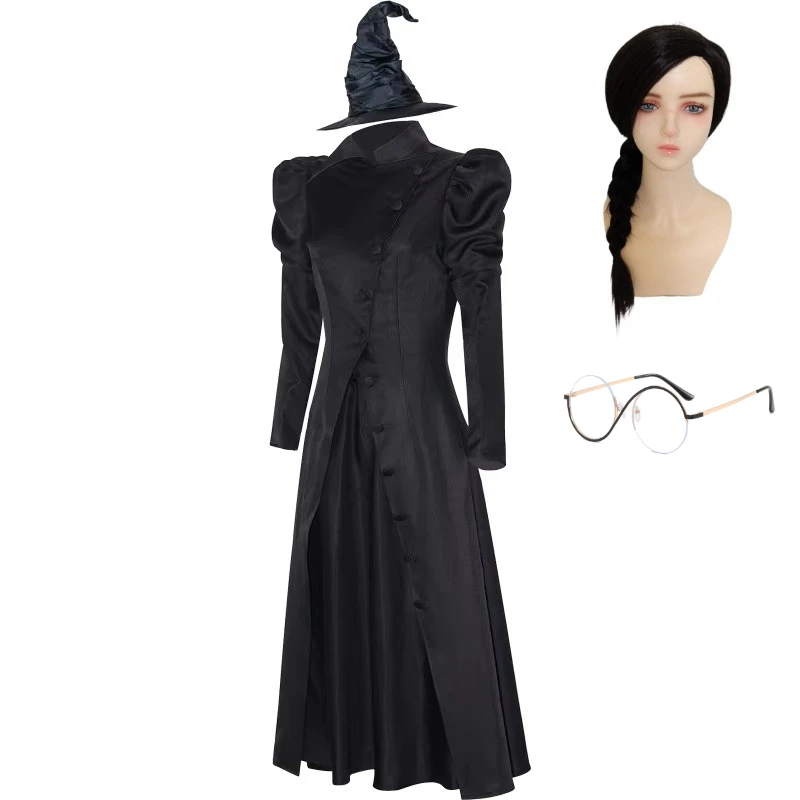 

Movie Wicked Cosplay Costume Glinda Elphaba Witches Dress Full Set for Women Suits Halloween Carnival Party Clothes Role Play