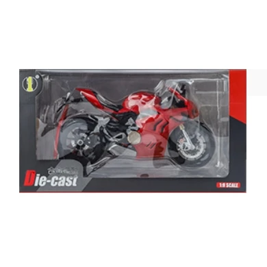 New 1:9 DUCATI V4S Motorcycle High Simulation Diecast Metal Alloy Model Car Sound and Light Collection Kids Toy Gifts