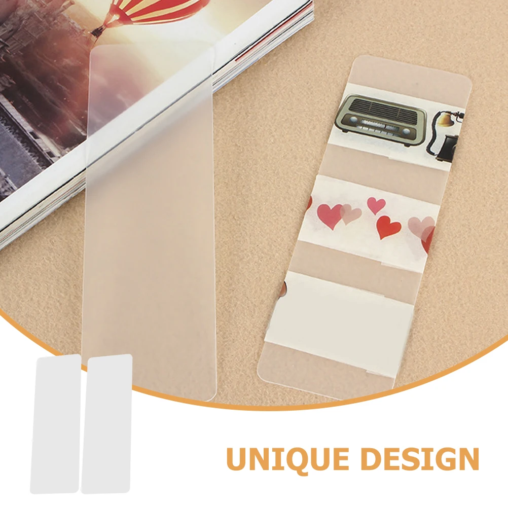 

100 Pcs Tape Dispensing Boards Portable Sub Packing Tools Lightweight PVC Craft Supplies Organizers For Stationery DIY