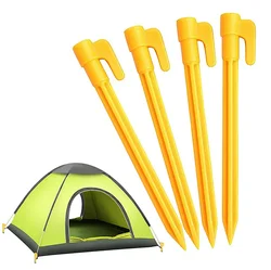 4Pcs/Set Tent Pegs Outdoor Travel Beach Mat Camping Fixed Pegs Fixed Nails Durable Pegs Stakes Nails Accessories