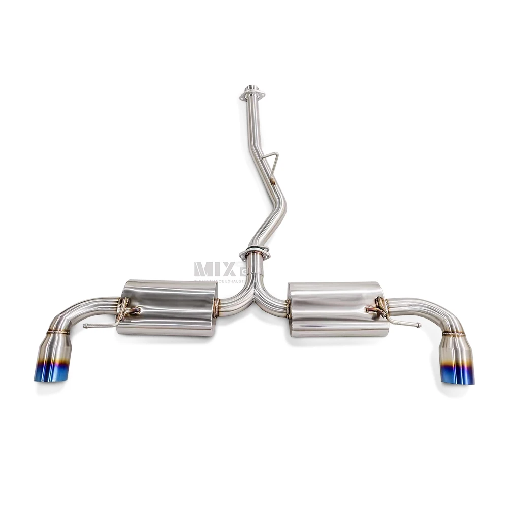 

MIX factory stainless steel cat-back exhaust for Mazda RX-8 2004-2011 exhaust system with blue tip