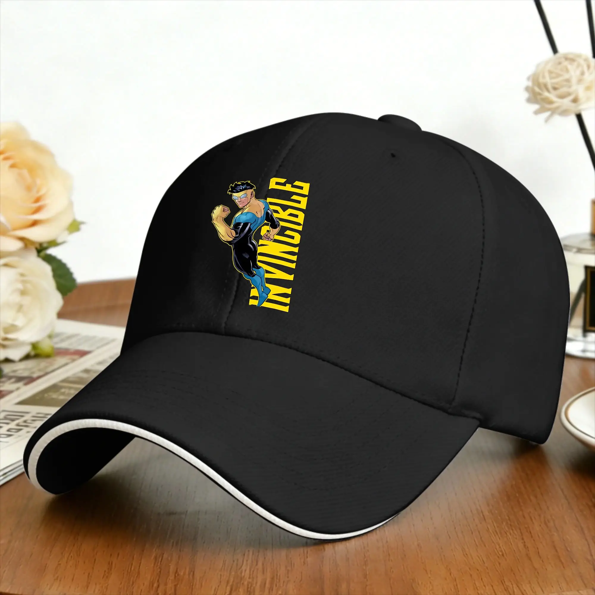 Invincible Comic Book Character Casual Baseball Cap  Kpop Rock Trucker Hat Summer Dropshipping Snapback Cap
