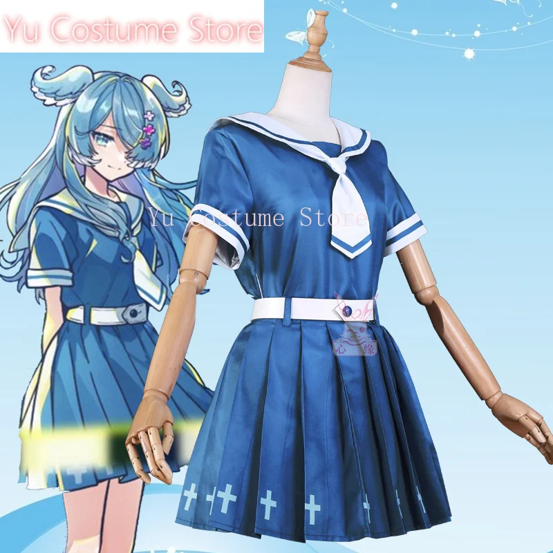 Nijisanji Virtual Youtuber Elira Pendora Dress Cosplay Costume Cos Game Anime Party Uniform Hallowen Play Role Clothes Clothing