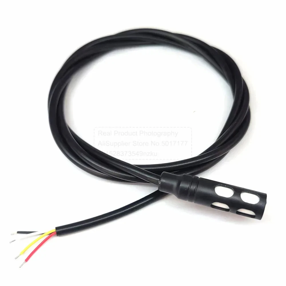 Temperature and Humidity Sensor Probe Cable SHT20 SHT30 SHT40 SHTC3 1M Length I2C Interface 3.0MM Digital Temperature Sensor