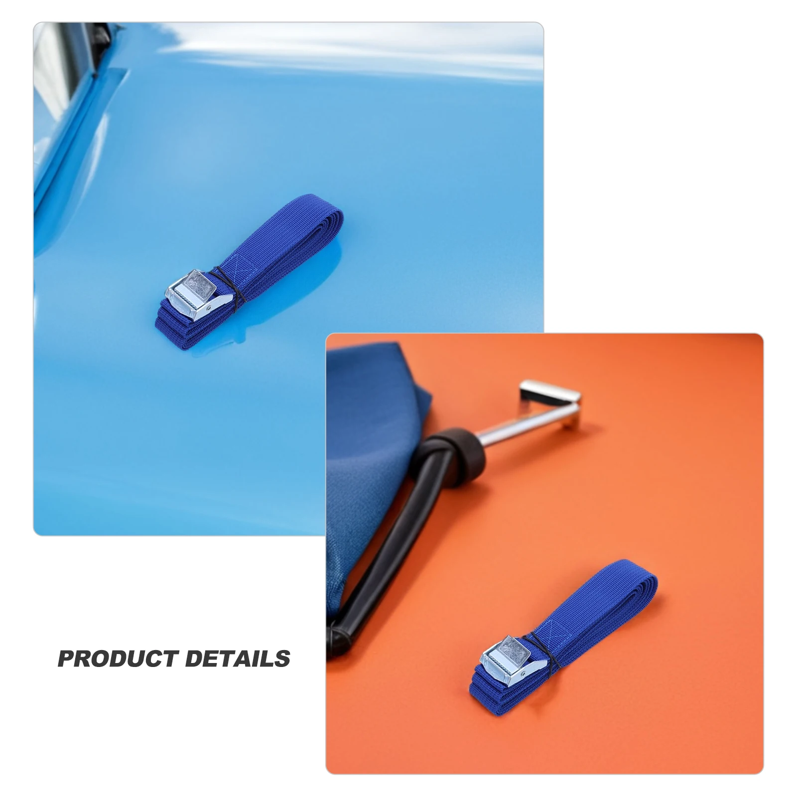 6 قطعة الأشرطة جلد البضائع الثقيلة البوليستر الإفراج السريع مشبك لقوارب الكاياك ركوب الأمواج قارب حامل سقفي الأمتعة التعادل أسفل #3