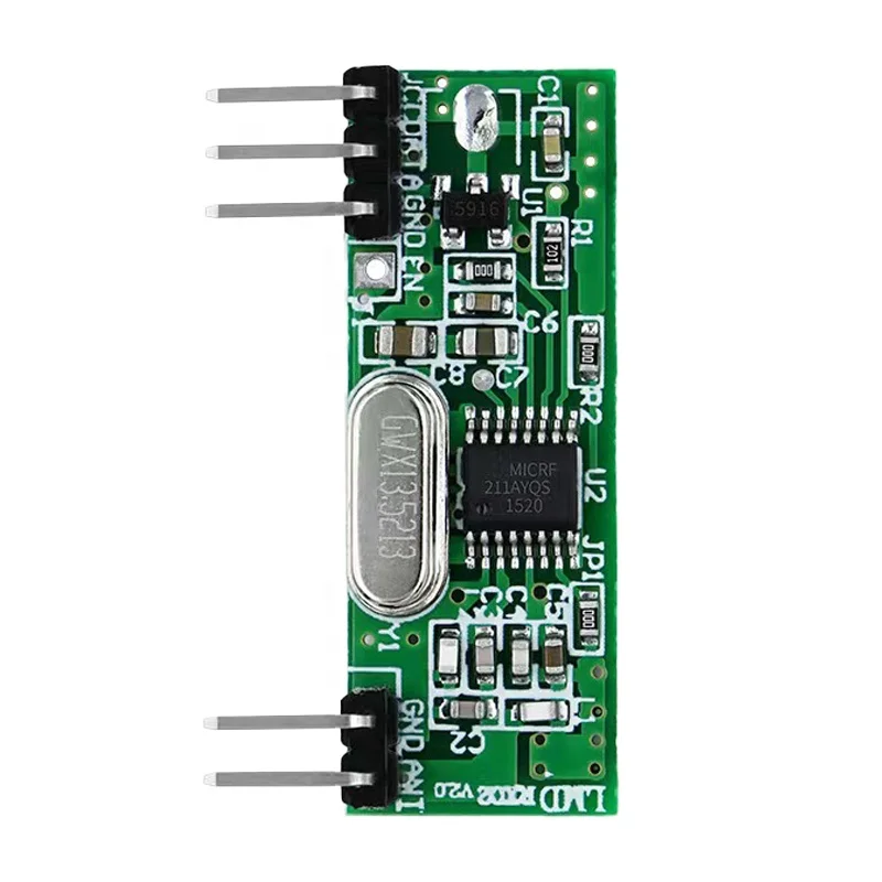 Factory direct OEM/ODM control driver circuit board for RF superheterodyne remote control 433MHZ/315 ASK shutter remote control