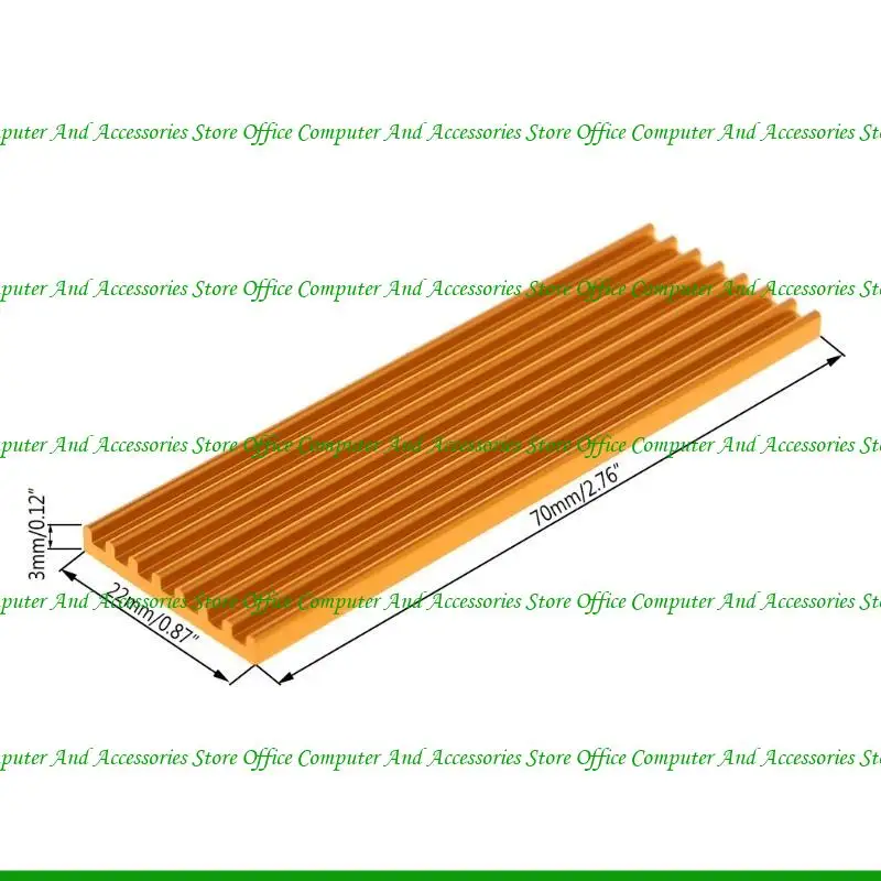 U55c Алюминий для M.2 NVME SSD