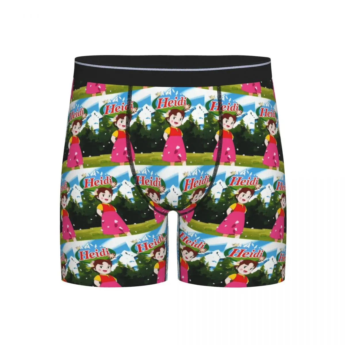 

Long Boxer Underpants Shorts Heidi Girl Of The Alps Anime Panties Male Soft Underwear for Homme Man Boyfriend Gift