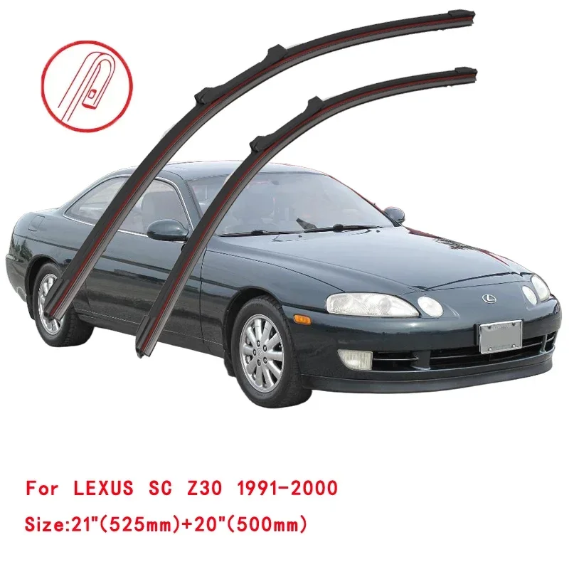 For LEXUS SC ZZ3 UZZ40 1991-2010 Car Windshield Wiper Blade Front Windscreen Brushes Washer Accessories Window Replacement Parts