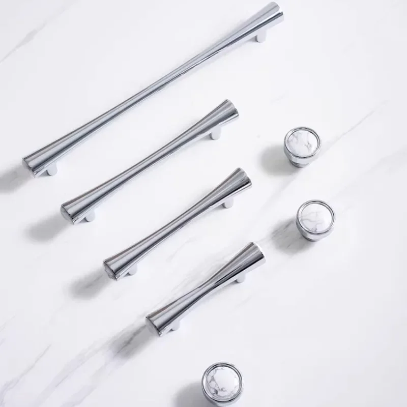 Wardrobe Kitchen Cupboard Cloakroom Bedside Cabinet Pulls Brass+White Turquoise Furniture Handles /Bright Chrome Shoe Cabinets