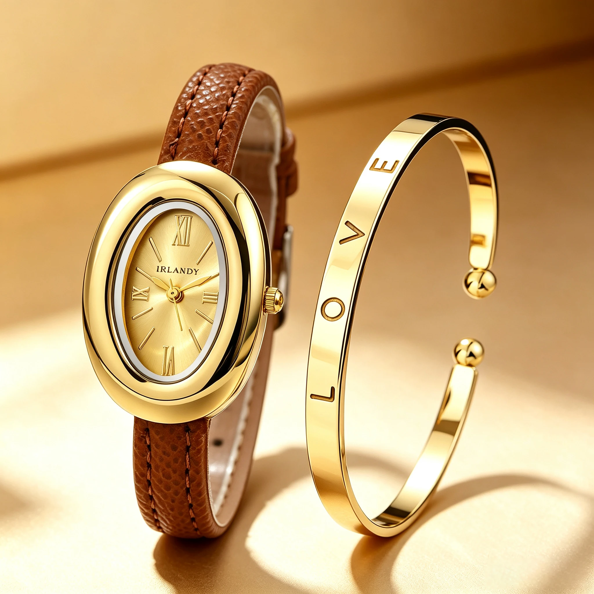 2Pc New Women's Quartz Watch - Gift And Exquisite Combination - Suitable For All Holiday Occasions