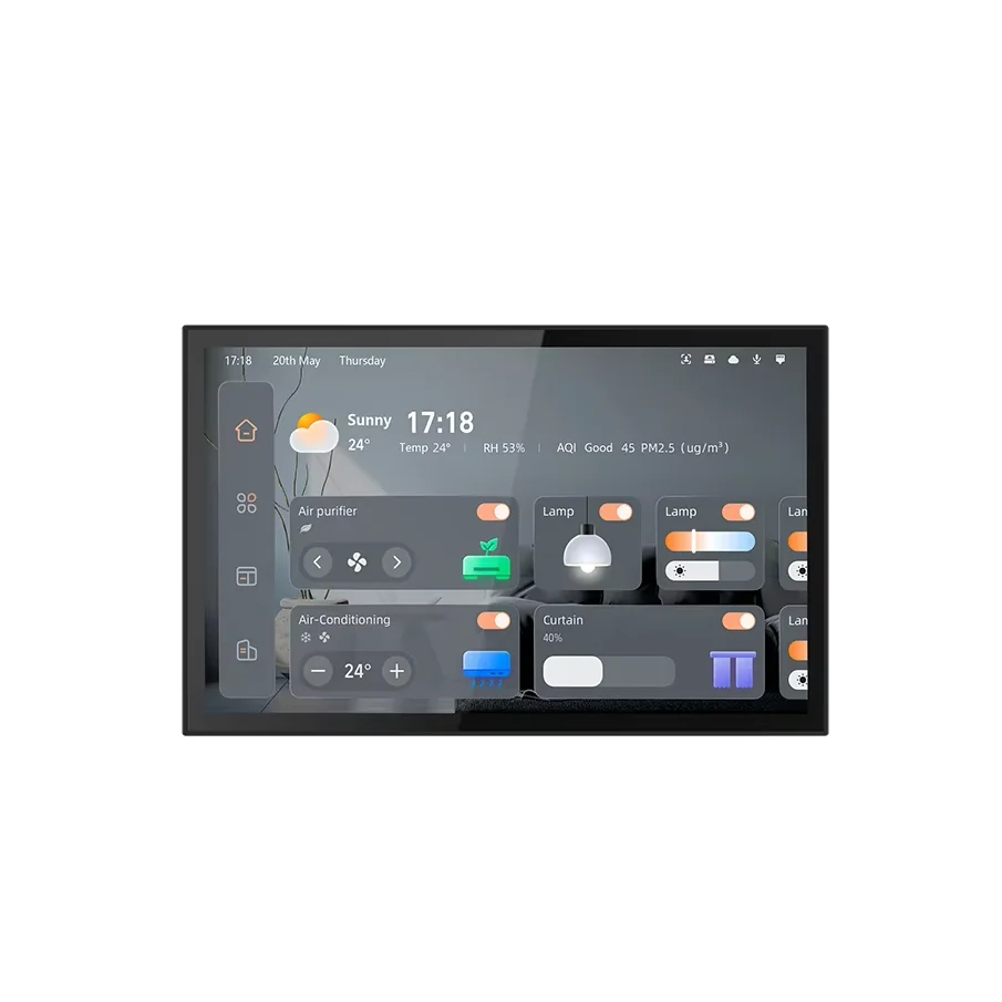 10 Inch Smart Control Panel with Zigbee Gateway Whole House Control with Intercom System Door Phone Monitor Standard POE